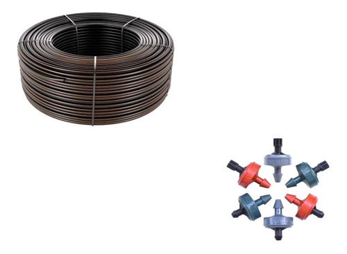 Mangueira De Irrigação E Gotejadores - 800 Metros/ 800 Bicos