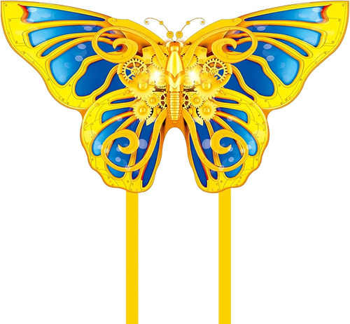 Mint's Colorful Life Butterfly Kite Para Niños Y Adultos Fác