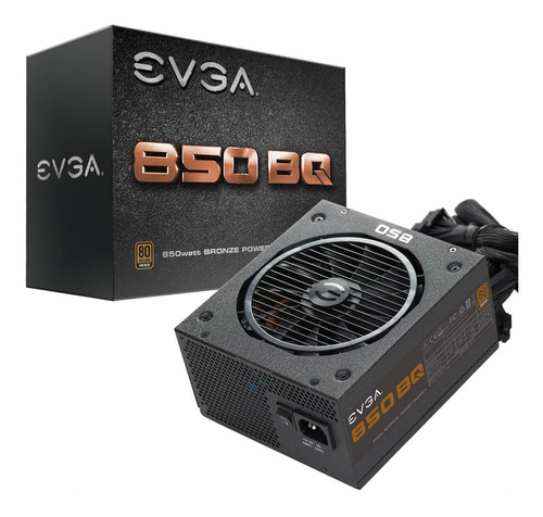 Fuente De Poder Evga 850wa Reales Bq 80 Plus Bronze Modular