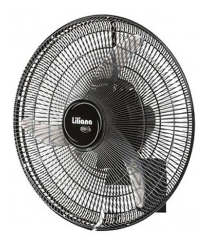 Ventilador de pared Liliana VWOC20 plata con 3 palas color transparente de plástico, 20" de diámetro 220 V