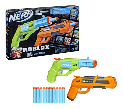 Lanzador Nerf Roblox Jailbreak Armory Hasbro