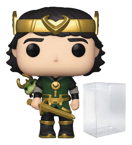 Pop Marvel: Loki - ¡kid Loki Con Alligator Loki Pop! Figura 