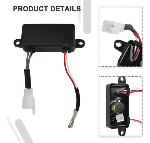 Regulador De Voltaje Avr Automático Negro 080526tt10-7c