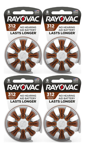 Rayovac Baterias Para Audifonos Tamano 312 Para Audifonos Av