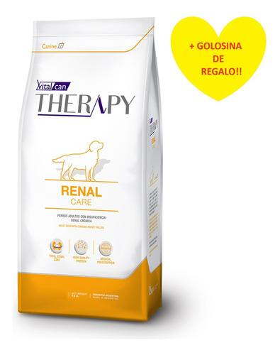Alimento Vitalcan Therapy Perro Renal 10k + Regalo