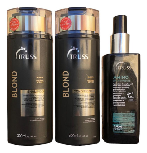  Truss Blond Shampoo E Condicionador 300ml + Amino 225ml