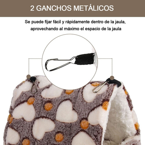 Cama Casa Cuyo Raton Conejo Erizo Hamster Huron 22x21cm
