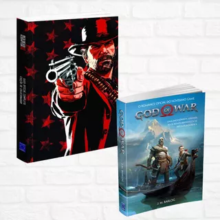 Kit - Livro God Of War + Red Dead Redemption Guia Oficial