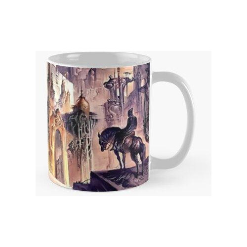 Taza Ciudadela Del Autarca - Vintage Sci-fi Art Calidad Prem