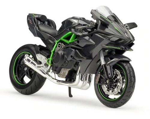 Miniatura Moto Kawasaki Ninja H2 R Preto 1:12 Maisto