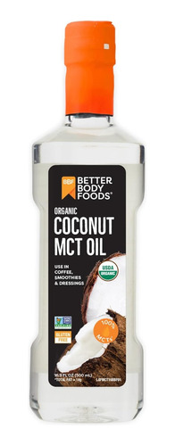 Aceite De Coco Organico Mct 500ml