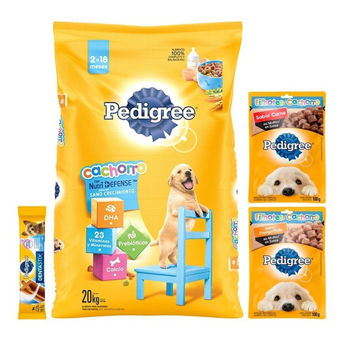 Pedigree Combo Alimento Perro Cachorro