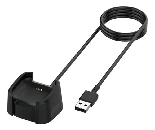 Cabo Carregador Usb Compatível Com Fitbit Versa 2