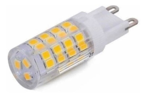 Kit 5 Lâmpadas Led Halopin G9 5w 3000k ( Branco Quente )