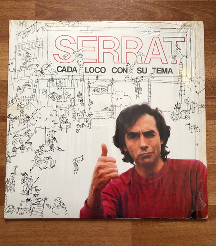 Vinilo Joan Manuel Serrat Cada Loco Con Su Tema 1983