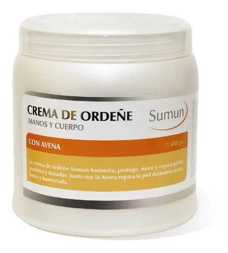 Crema De Ordeñe Sumun Avena 450 Ml