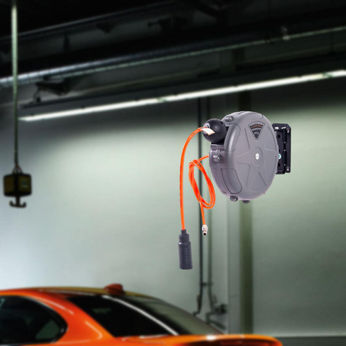 Carrete De Manguera De Jardín Retráctil Automático