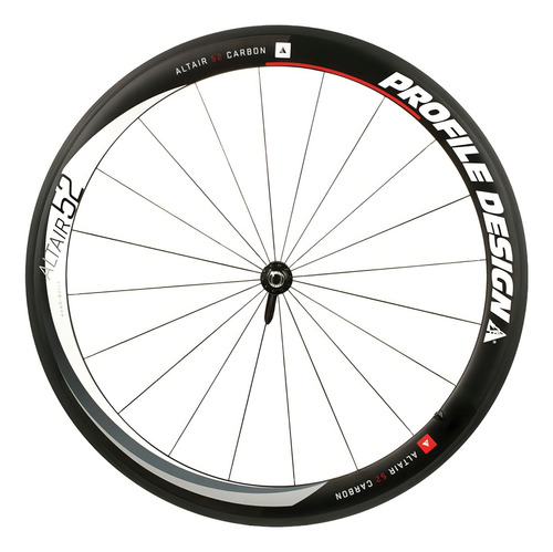 Par Rodas Profile Design Altair 80 X 52 Full Carbon Clincher Cor Preto