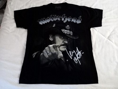 Lemmy Kilmister Motörhead Retrato Polera Talla L Envio Grati