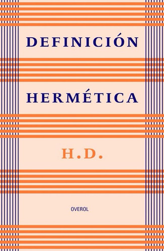 Libro Definición Hermética Hilda Doolittle Overol