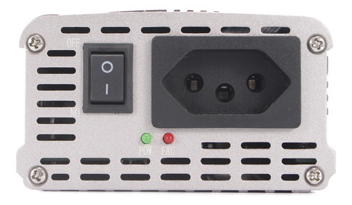 Kit Inversor Conversor De Tensão Energia 12v Para 220v 1000w Pico 2000w Onda Modificada Tripla Proteção Tomada Universal Botão Liga/desliga Led Indicador Acompanha 4 Fusiveis Verde E 2 Vermelho Brinde