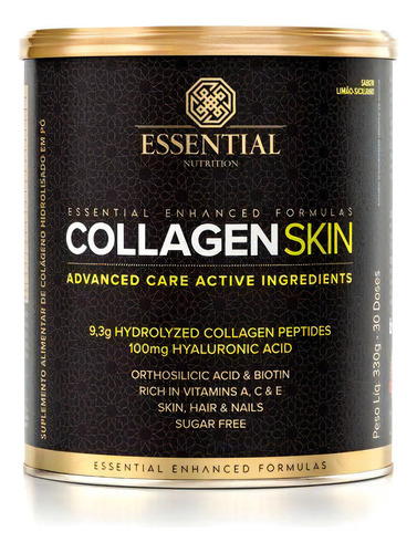 Kit 2 Collagen Skin Limão Siciliano Essential Nutrition