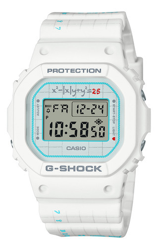 Reloj Unisex Casio Lov-21b-7dr G-shock Color de la correa Blanco Color del bisel Blanco Color del fondo Blanco