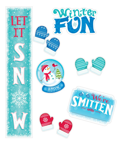 Teaching Press Snow Much Fun Winter Boletin Board Pantalla
