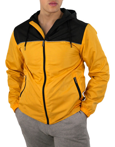 Chamarra De Hombre Impermeable Rompevientos Deportiva Reimer