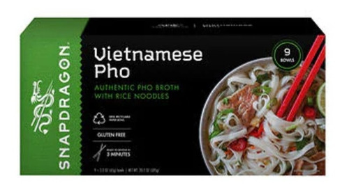 Vietnamese Pho Fideos Snapdragon 9 Tazones.