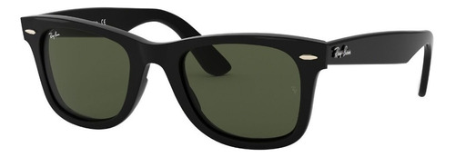 Ray-Ban Wayfarer Ease RB4340 - Green - Cristal - Clásica - Gloss black - Injected - Gloss black - Injected - Standard