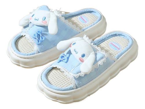 Nuevas Pantuflas De Suela Gruesa Cinnamoroll, Pantuflas Tran