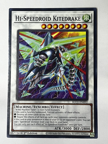 Hi Speedroid Kitedrake Comun Yugioh