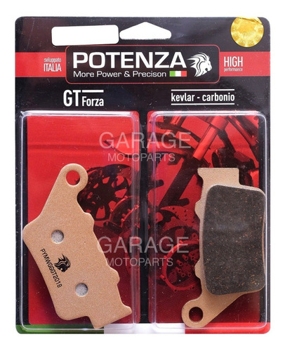 Pastilha Freio Tras  Bmw G 650 Gs 2011-2016  Potenza  213