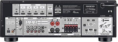 Imagen 2 de 3 de Amplificador Receiver Cine En Casa 7.2 Canales Onkyo 2zonas
