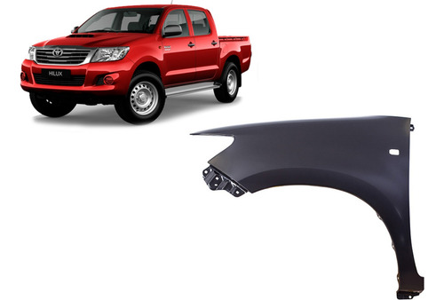 Guardabarro Hilux 2012 2013 2014 2015 S/ Fender C/ Giro Izq