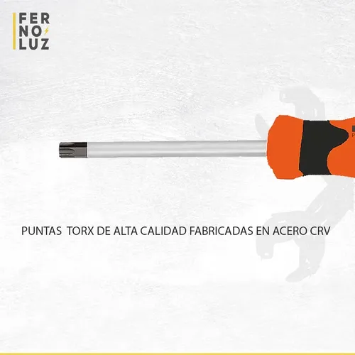 Destornillador Punta Torx T6 Hamilton Profesional Imantado