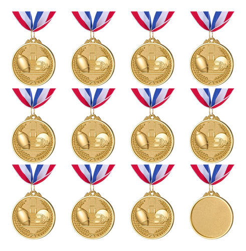 Abaokai 12 Medallas De Oro Para Juegos De Fútbol Deportivos
