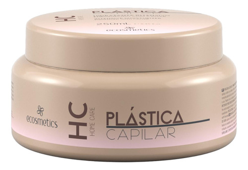 Hidratante Intensivo Plástica Capilar Home 250 Ml Ecosmetics