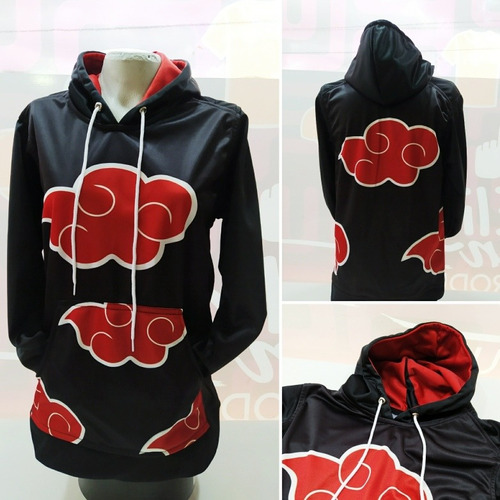 Buzo Buso Anime Sudadera Naruto Akatsuki Otaku Hoodie