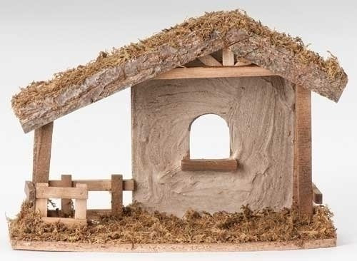 Establo De Madera Fontanini, Coleccionable Nativity Village