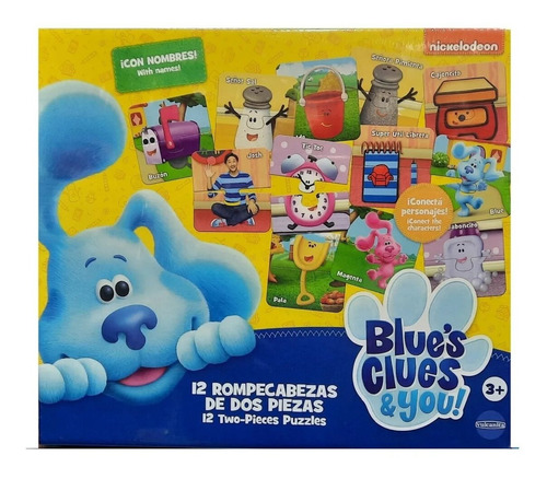 Imagen 4 de 4 de Las Pistas De Blue 12 Puzzle De 2 Piezas Grandes Original