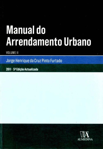 Libro Manual De Arrendamento Urbano Vol Ii 05ed 11 De Furtad