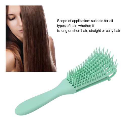 Cepillo Desenredante Para Cabello Natural, Práctico, Seguro