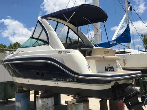 Crucero Quest 25 Con Volvo 270 Hp Dp Año 2011 Azul