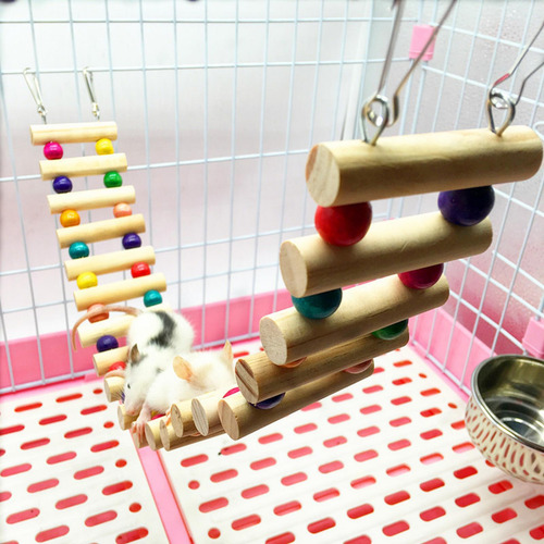 Escalera Colgante Para Pájaros, Puente Con Escaleras Para