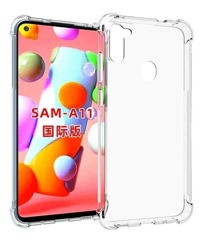 Samsung A11 Protector Case Carcasa Funda Cover Transparente