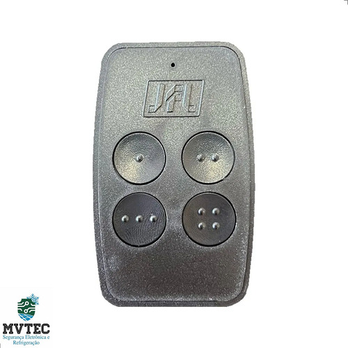 Controle Remoto Jfl Cr 4t Longo Alcance 4 Botões Jfl Preto