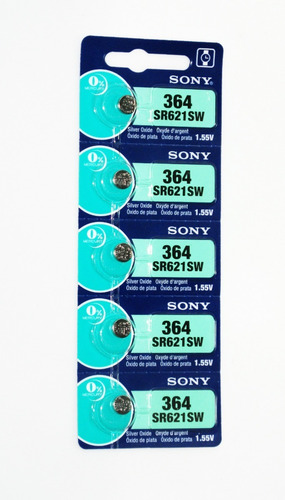20 Pilas Sr621sw 364 Sony Oxido De Plata Originales Carrito