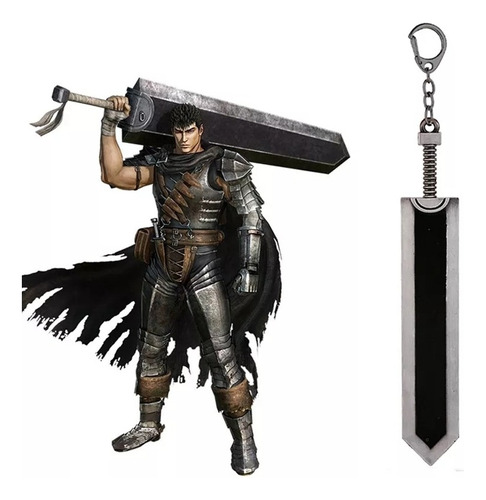 Berserk - Llavero Espada Guts Color Plateado